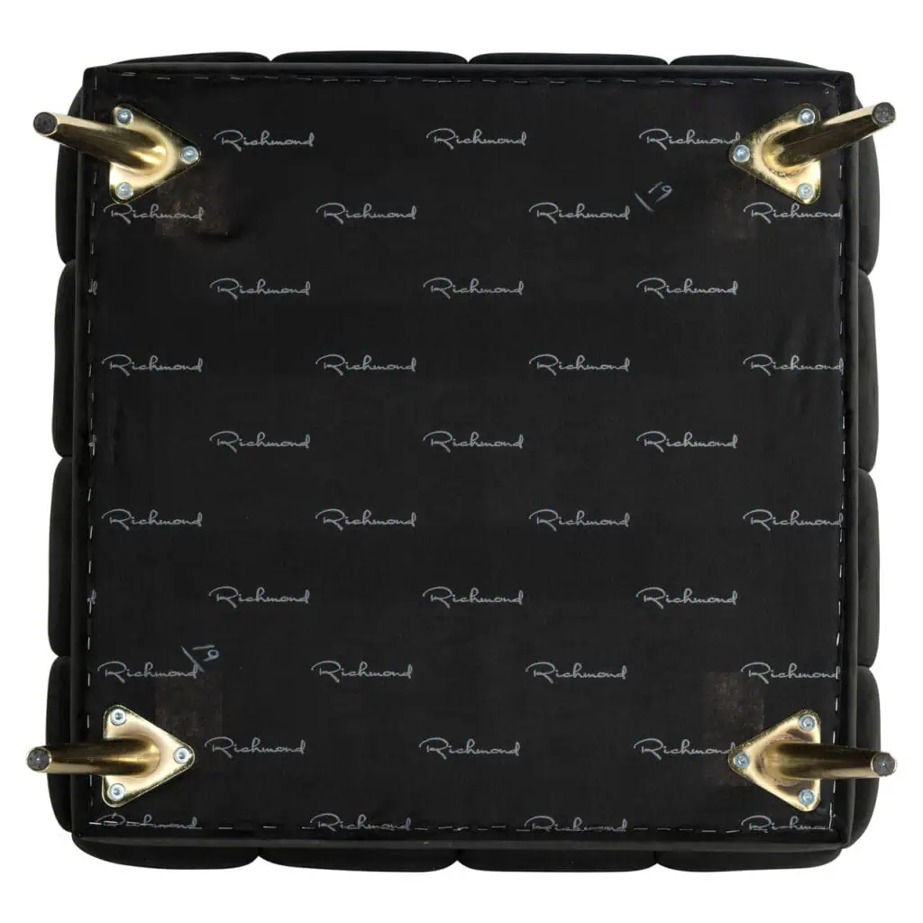 - Poef & Voetenbank Huxley anthracite velvet