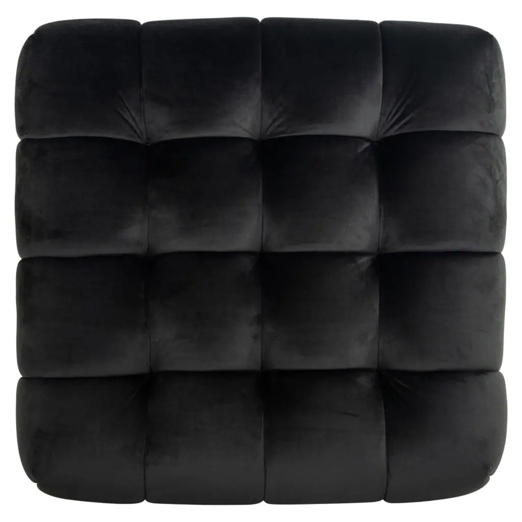 - Poef & Voetenbank Huxley anthracite velvet