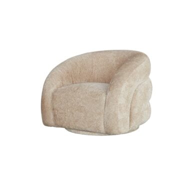 - Lounge stoel Arcus lovely beige swivel