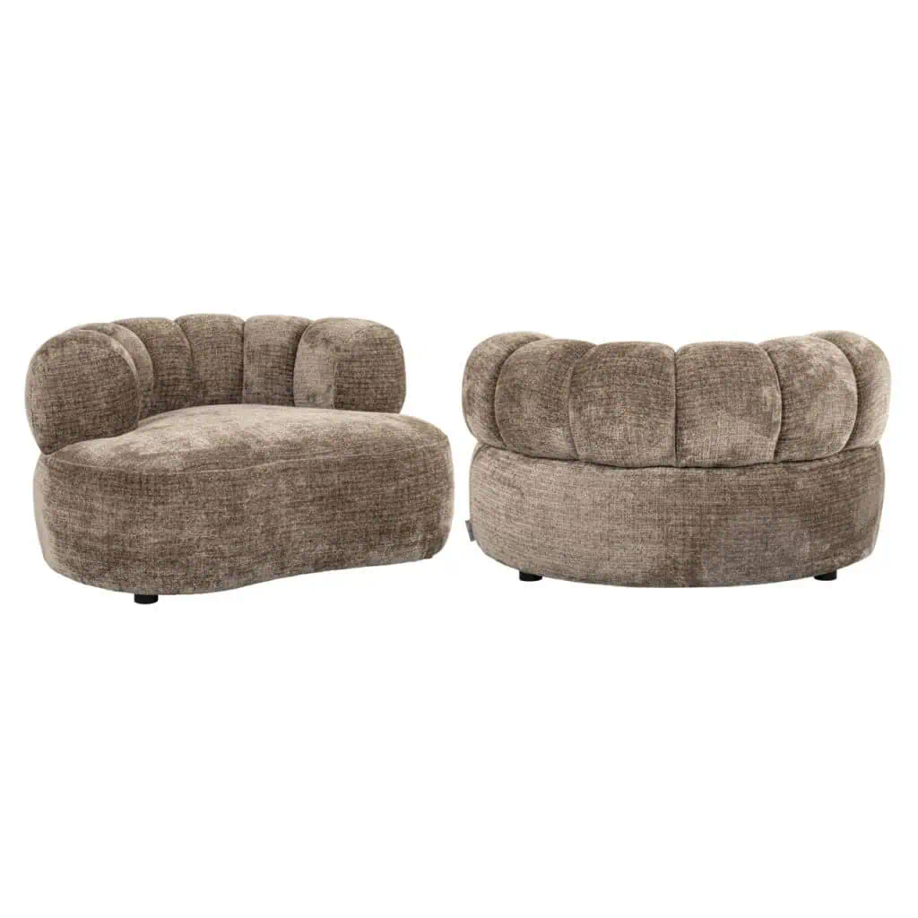 - Lounge stoel Penelope niagara stone fire retardant