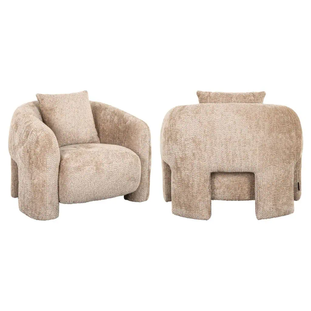 - Lounge stoel Milania lovely beige
