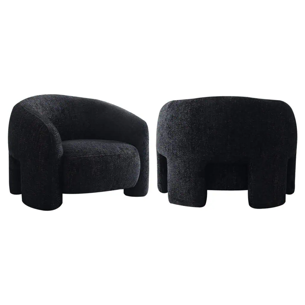- Lounge stoel Milania lovely black