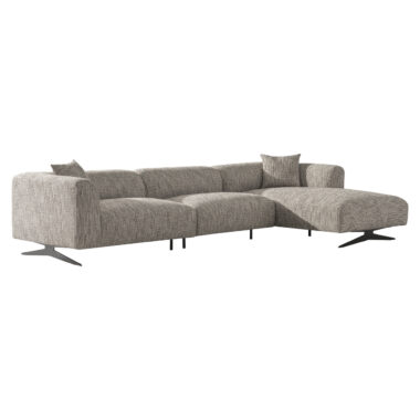 - Bank Hoxton trendy nature 3-seater + lounge right