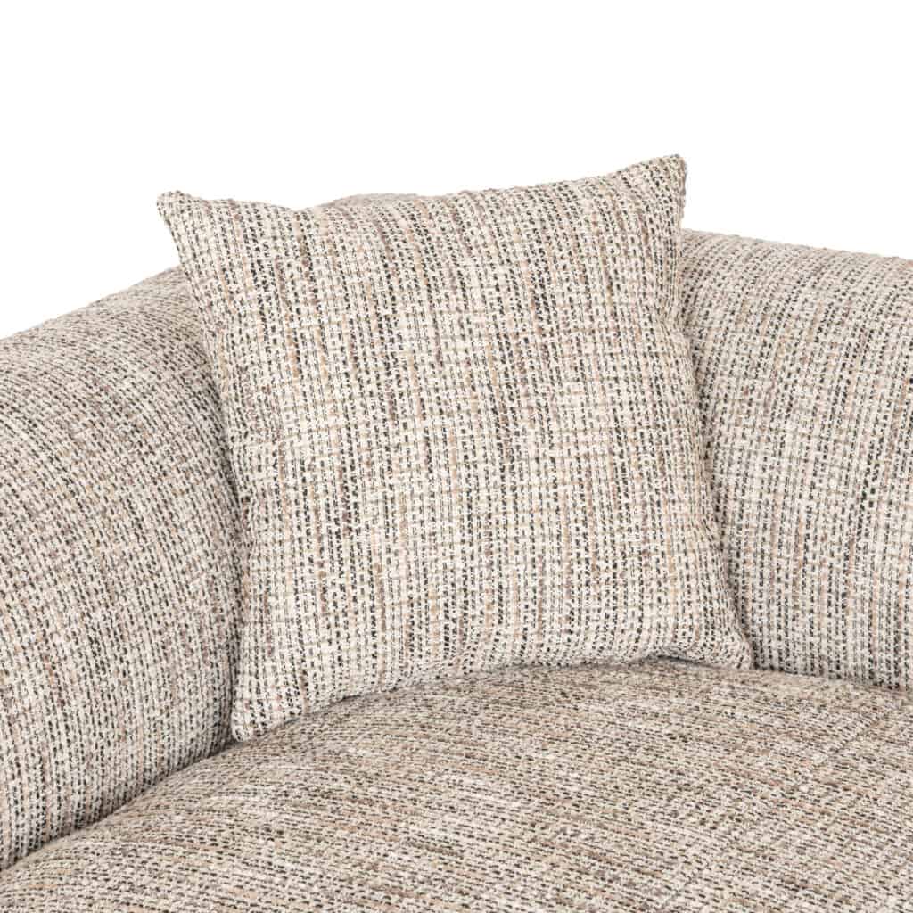- Bank Hoxton trendy nature 3-seater + lounge left