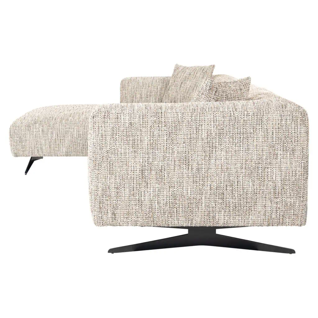 - Bank Hoxton trendy nature 3-seater + lounge left