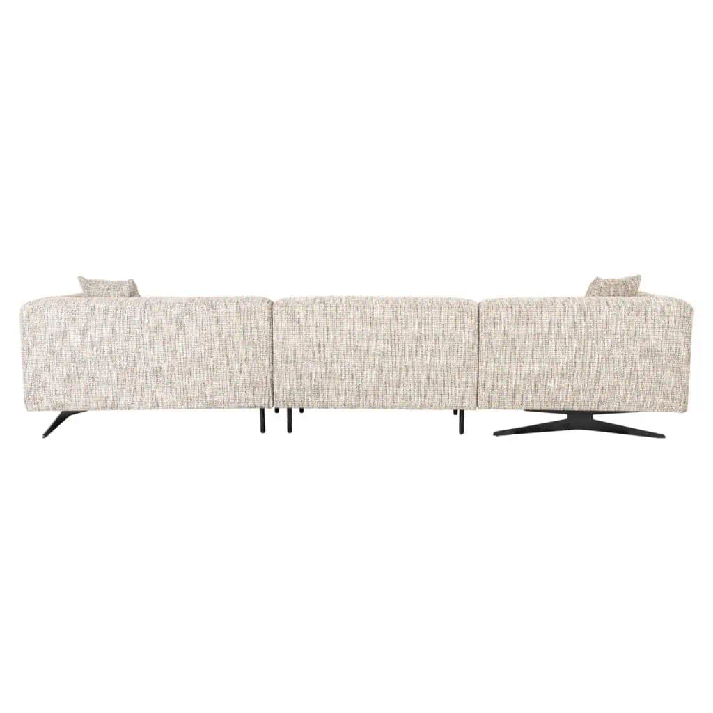 - Bank Hoxton trendy nature 3-seater + lounge left