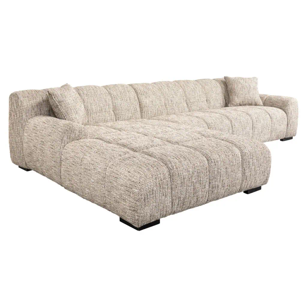 - Bank Hazel trendy nature 3-seater + lounge left