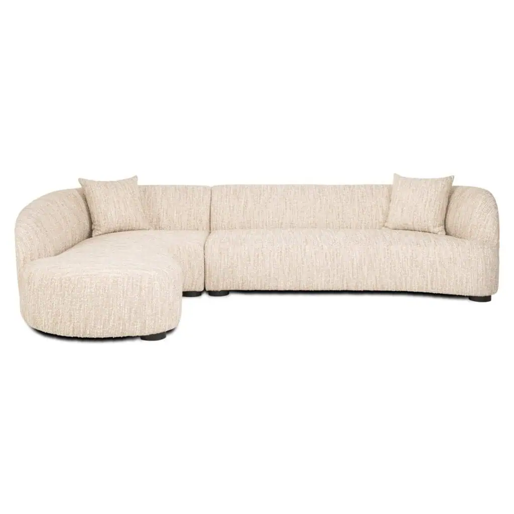 - Bank Pandora beige angora lounge left