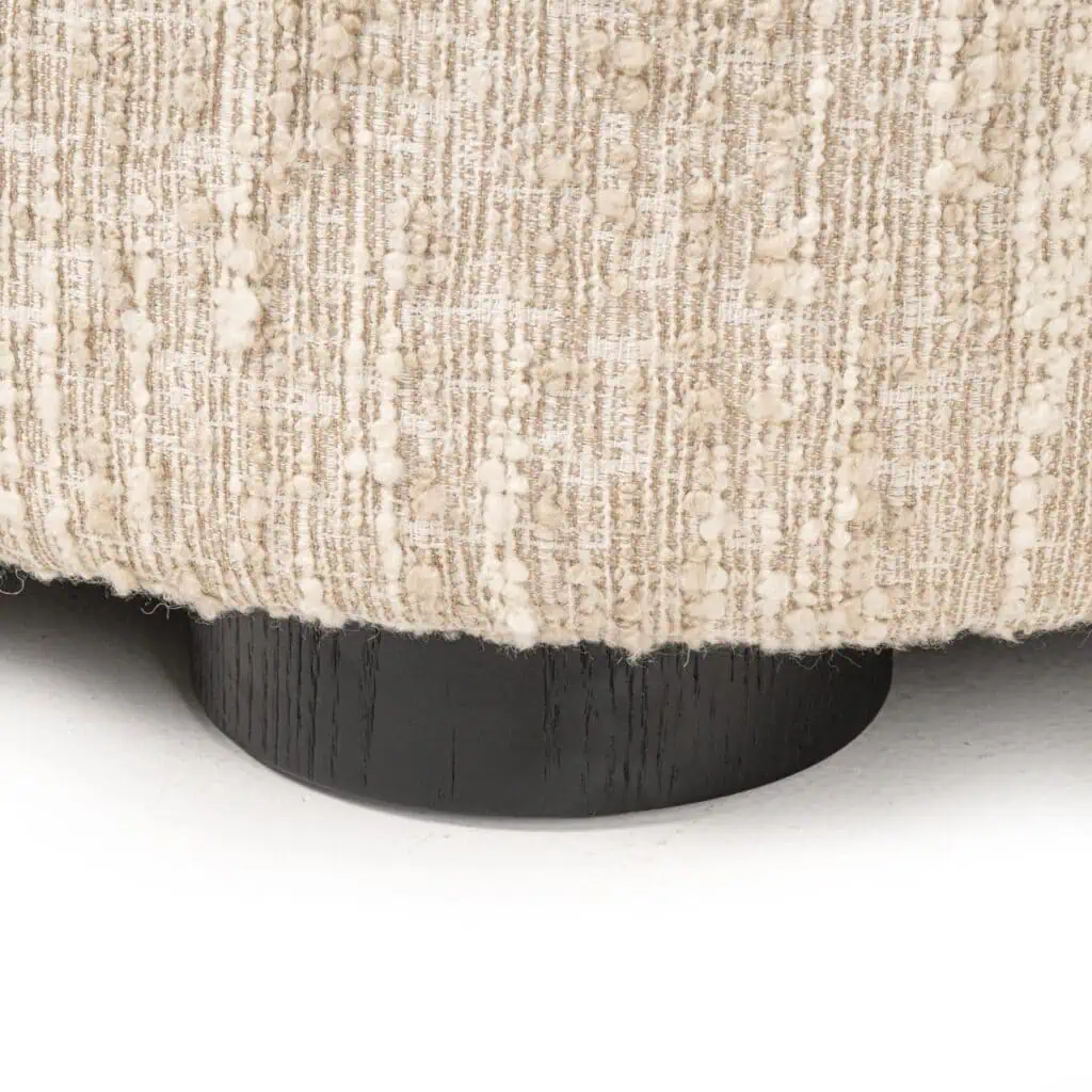 - Bank Pandora beige angora lounge left