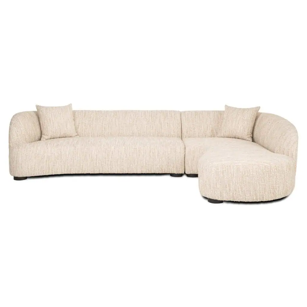 - Bank Pandora beige angora lounge right