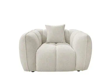 - Lounge chair Jezebel cream fancy