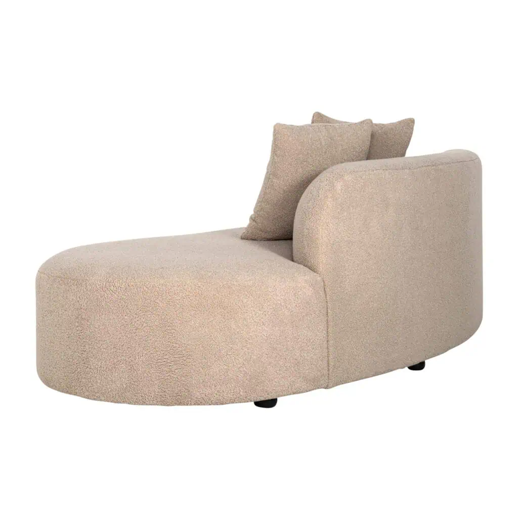 - Bank Grayson sand furry ottoman right fully upholstered