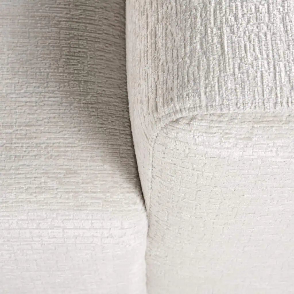 - Bank Lund cream fusion 3-seater + ottoman left