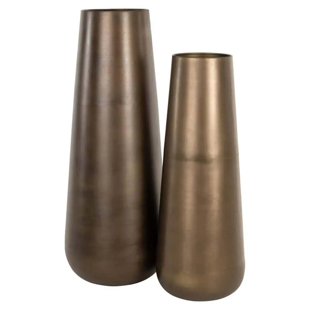 - Vaas Kenza brass antique small