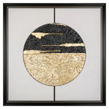 - Wall art Moon black/gold