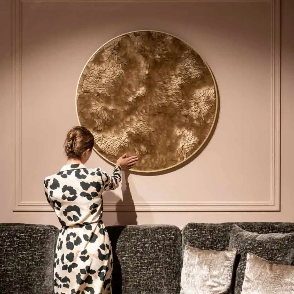 - Wall art Bloom gold