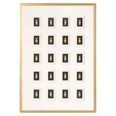 - Wall art Bear black/gold