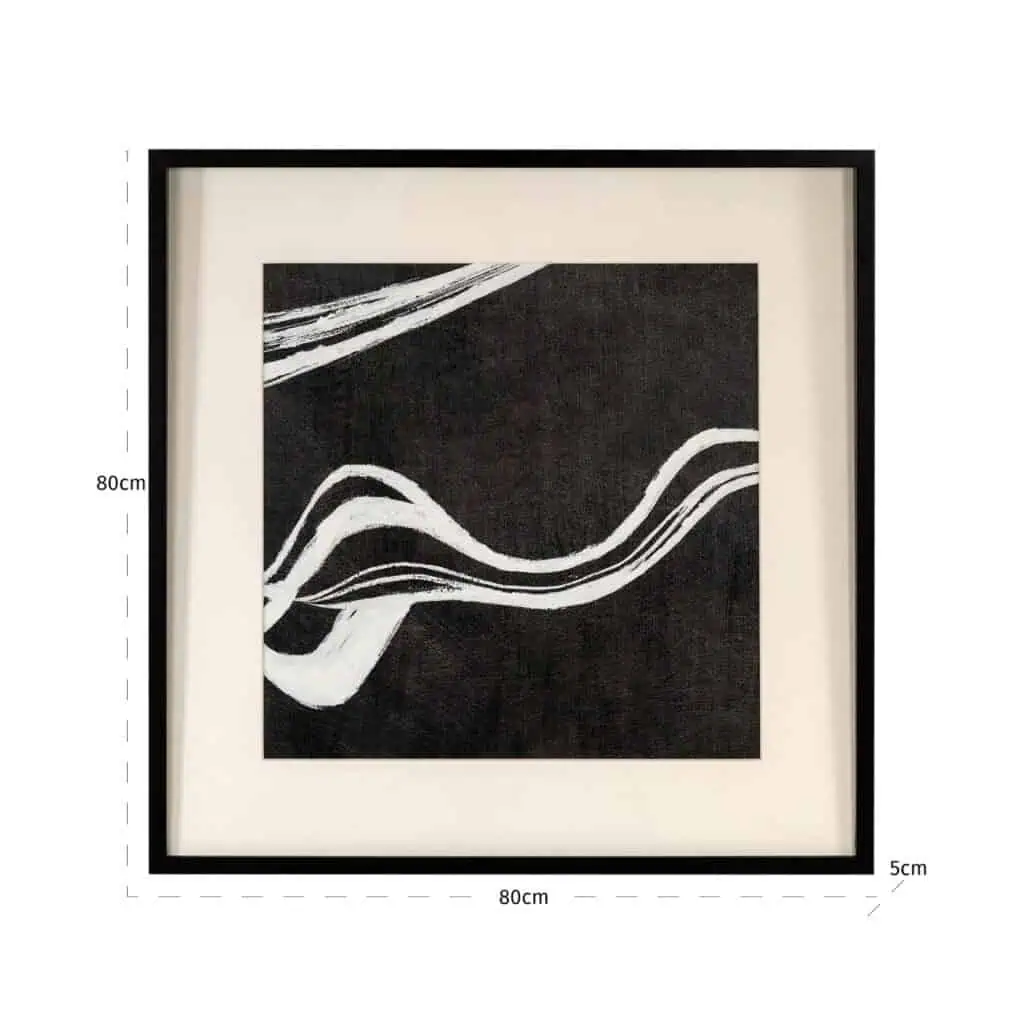 - Wall art Jozra black/white
