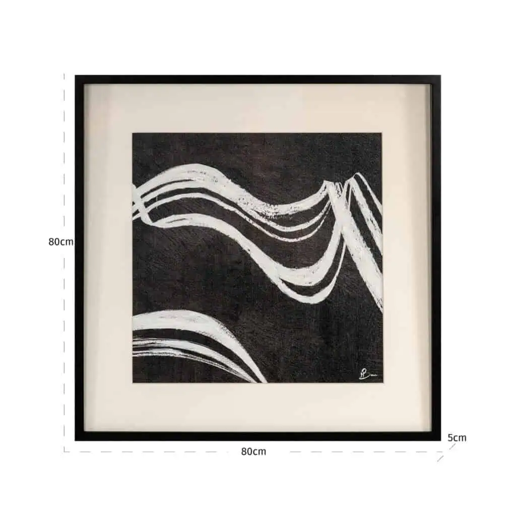 - Wall art Jozy black/white
