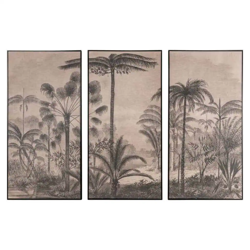 - Wall art Rhapsody brown (Set of 3)