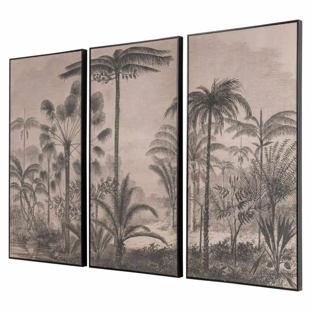 - Wall art Rhapsody brown (Set of 3)