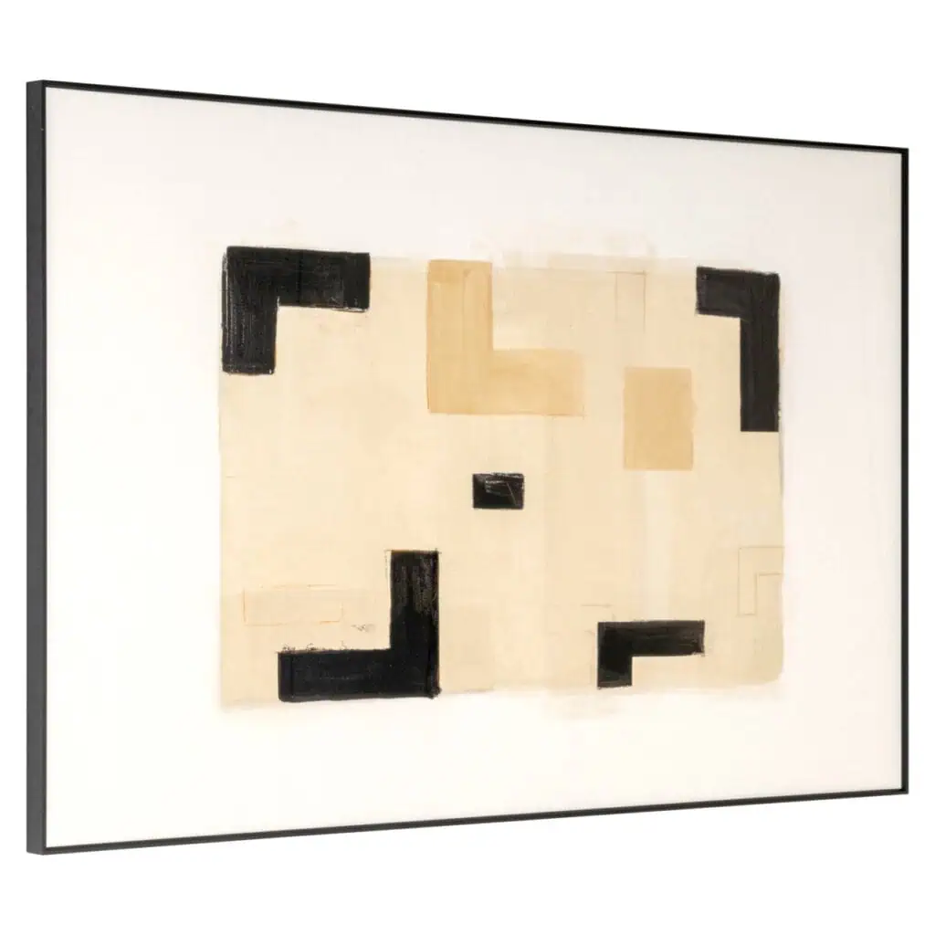 - Wall art Vortex beige left