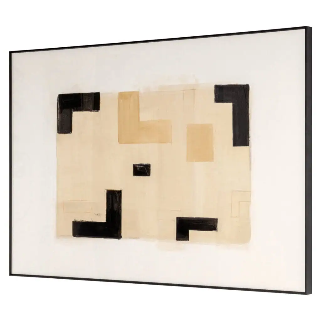 - Wall art Vortex beige left