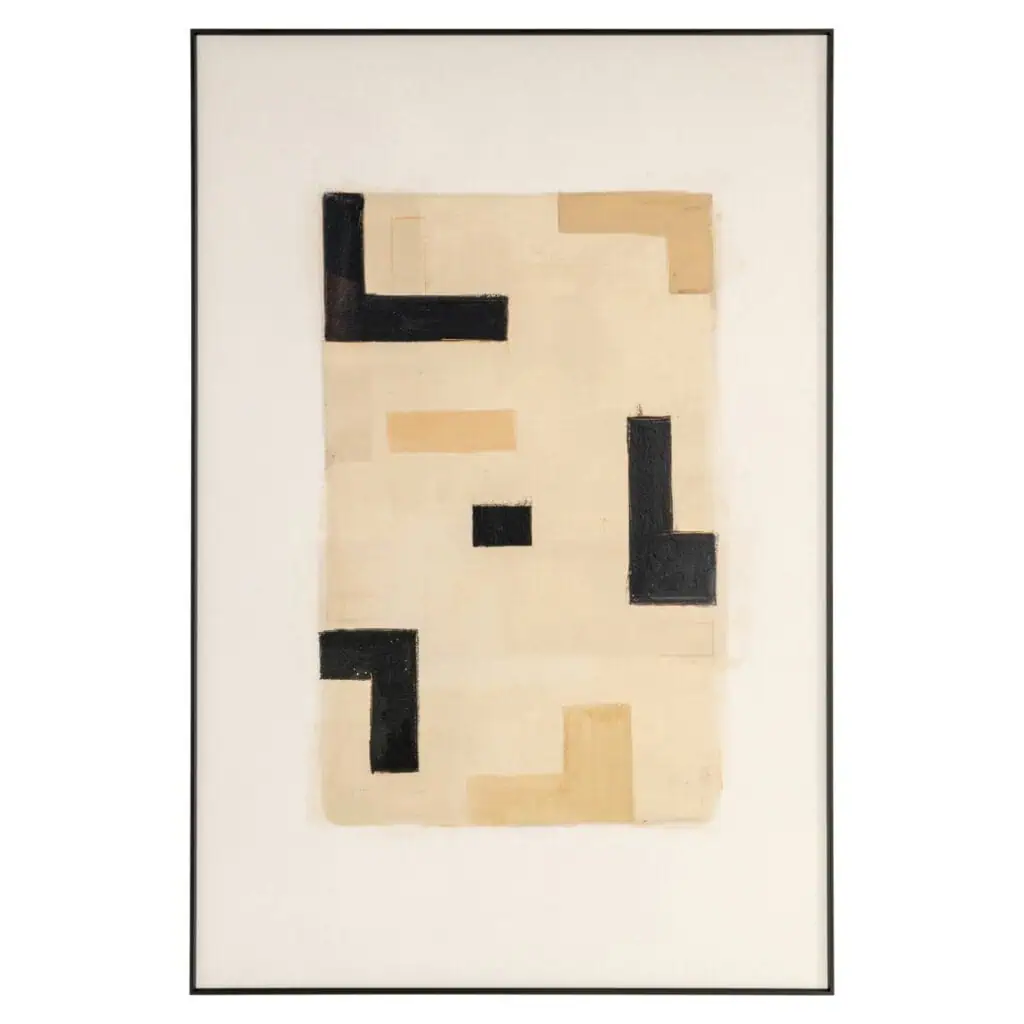 - Wall art Vortex beige right