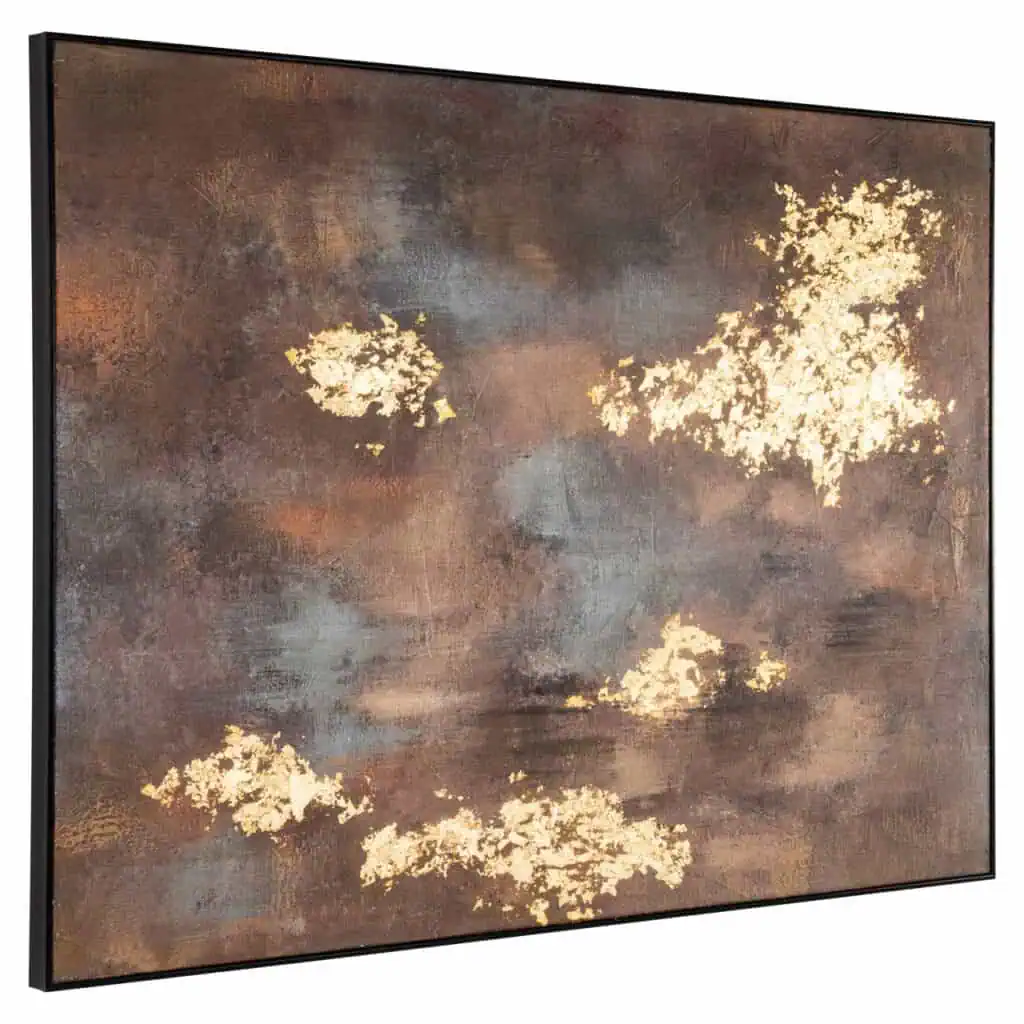 - Wall art Golden gleam gold