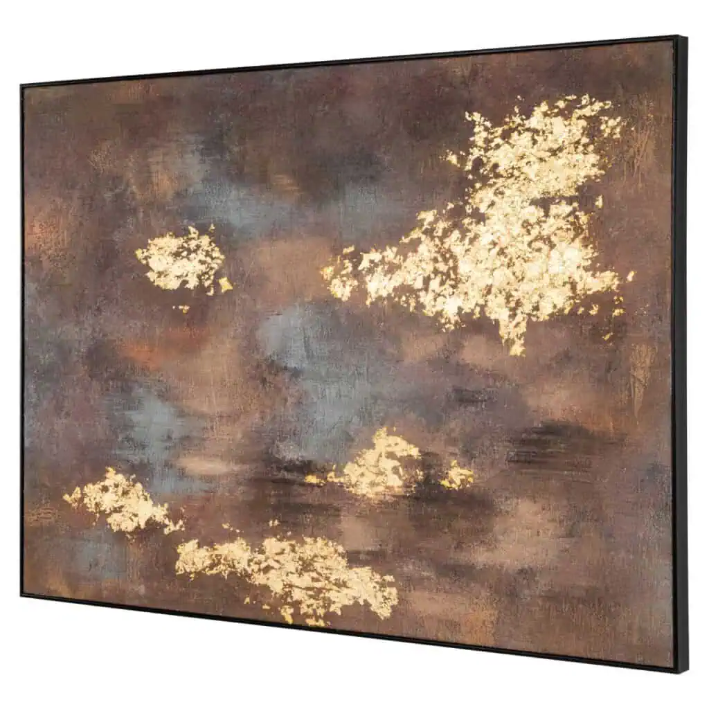 - Wall art Golden gleam gold