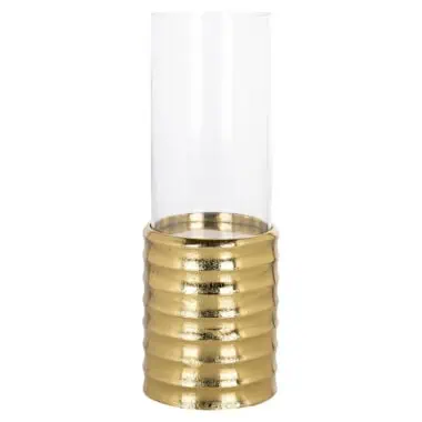 - Windlicht Bodil gold large