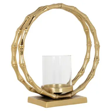 - Windlicht Merlyn gold large
