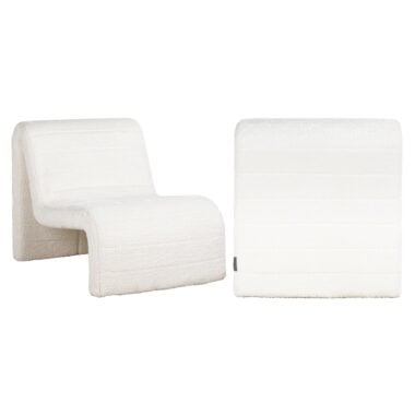 - Lounge chair Kelly lovely white