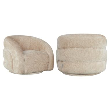 - Lounge chair Arcus lovely beige swivel