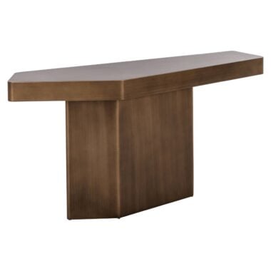 - Console Hexa brushed gold