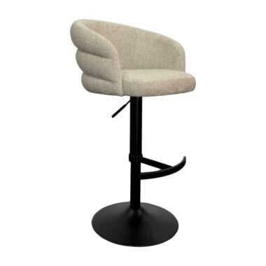 - Tabouret de bar Nikki biscotti pivotant fire retardant