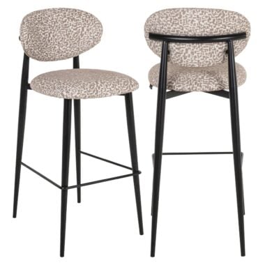 - Barhocker Dantes natur geo schwer entflambare Stoffe