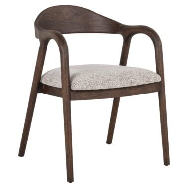 - Chaise de salle à manger Mihara mocca fancy