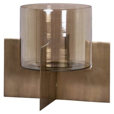 - Windlicht Resa gold small