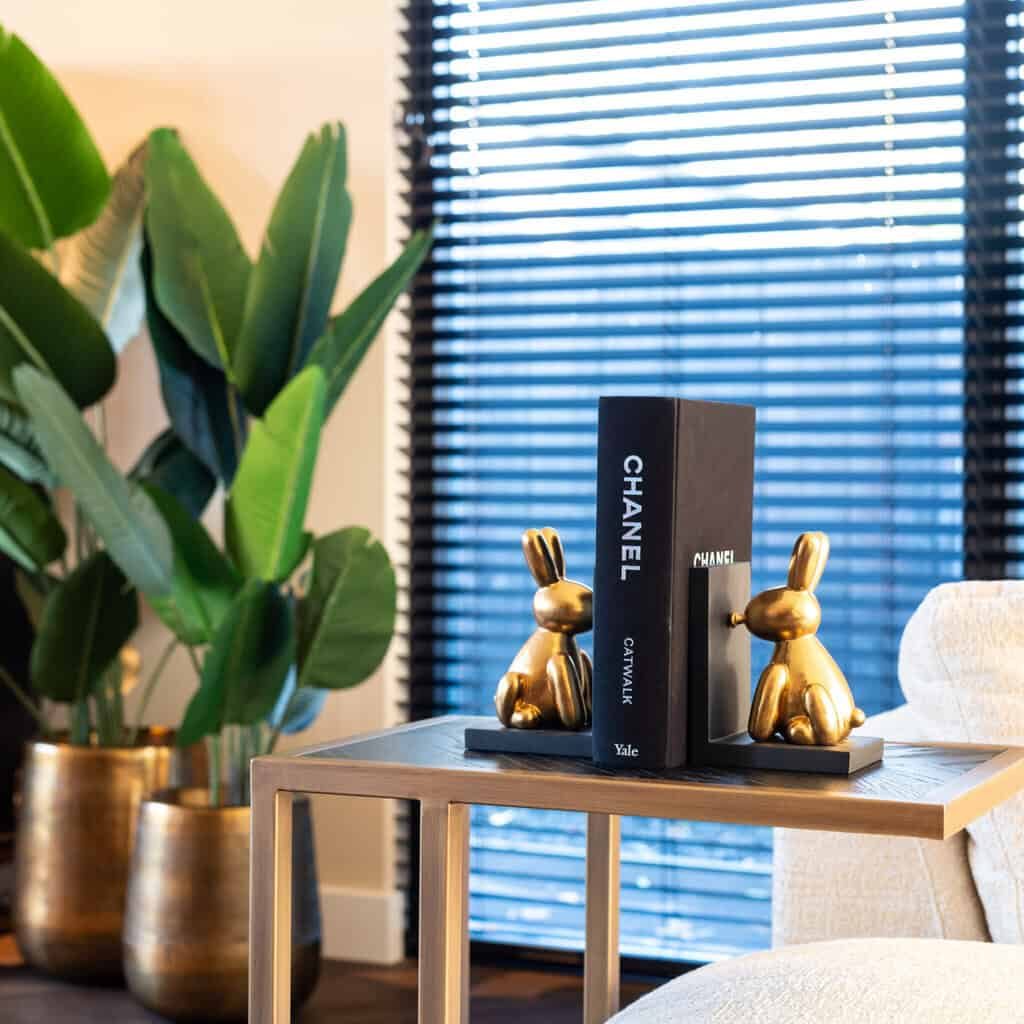 - Boekenstandaards Cony black/gold