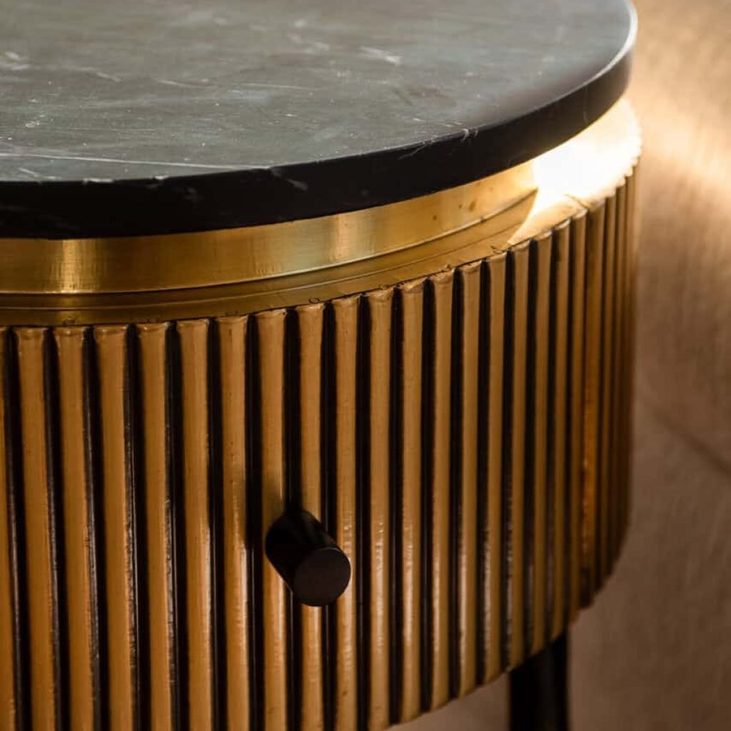 - Bijzettafel Ironville gold