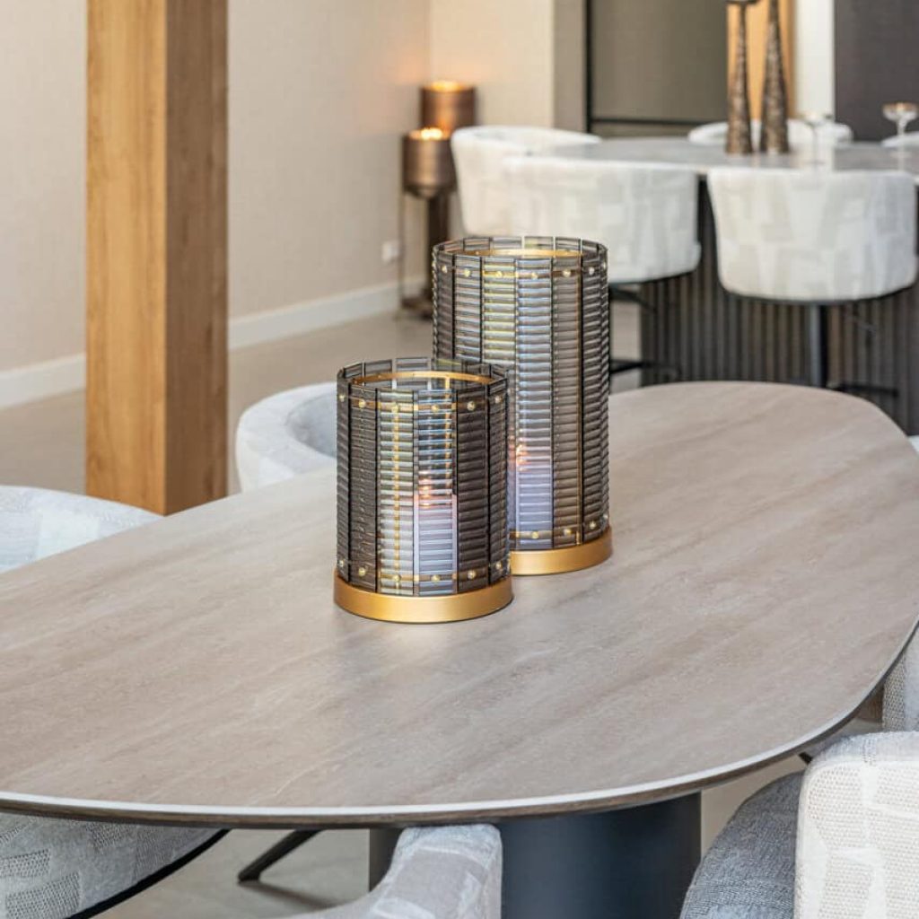 - Windlicht Daylin smoke large