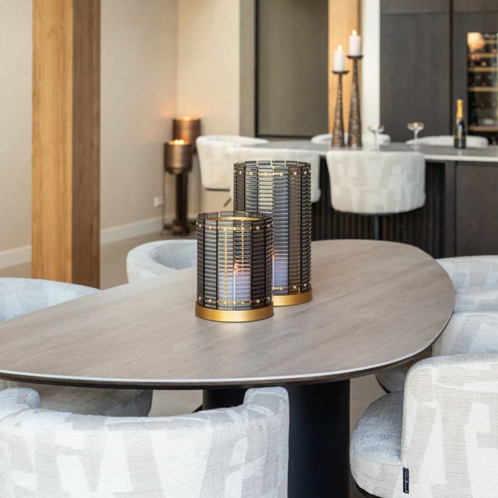 - Windlicht Daylin smoke large