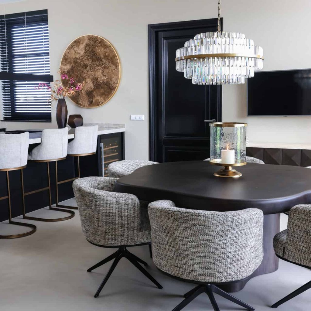 - Eettafel Sherman brown 150