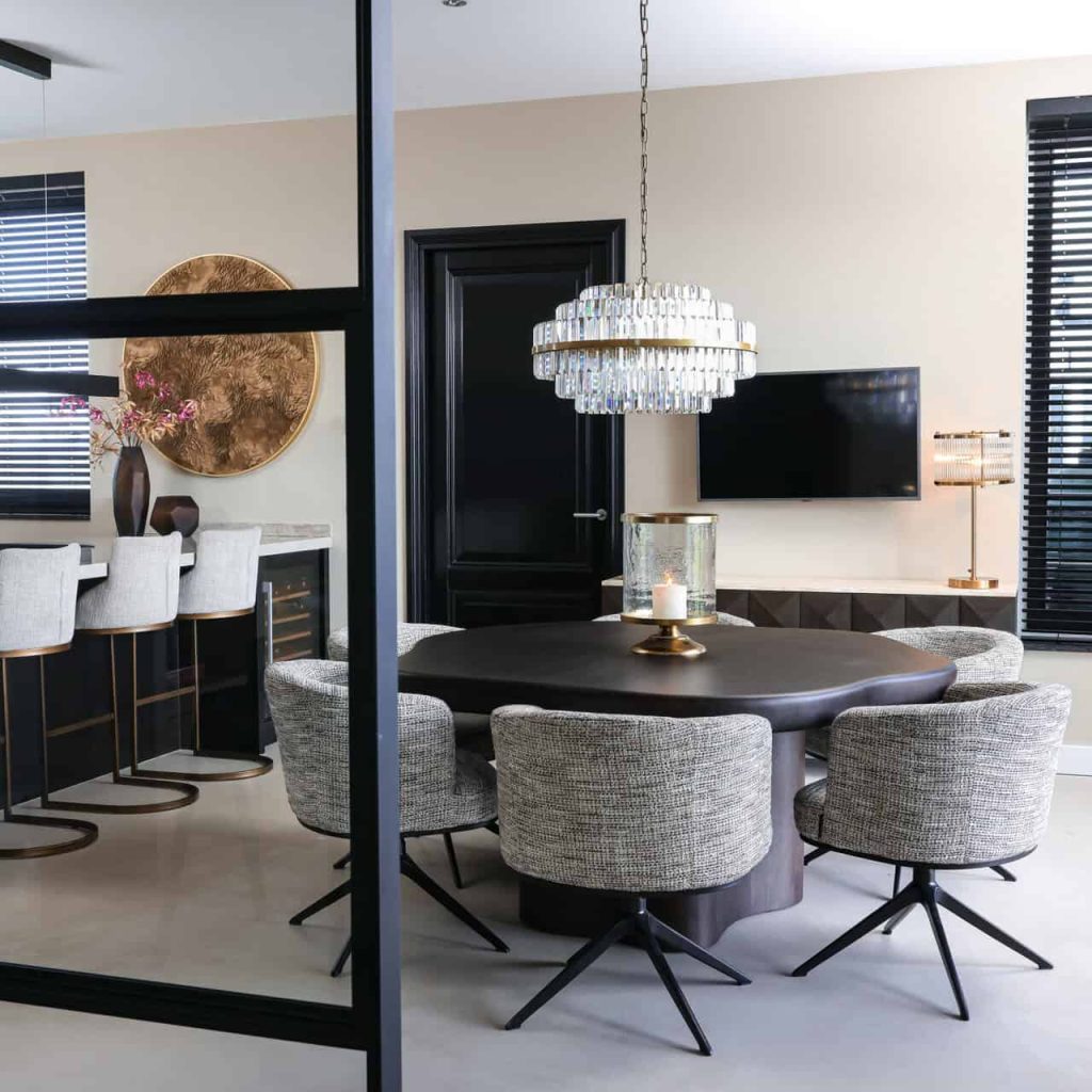 - Eettafel Sherman brown 150