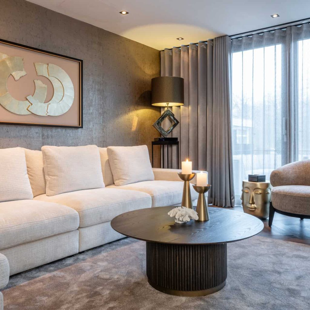 - Bijzettafel Christy gold