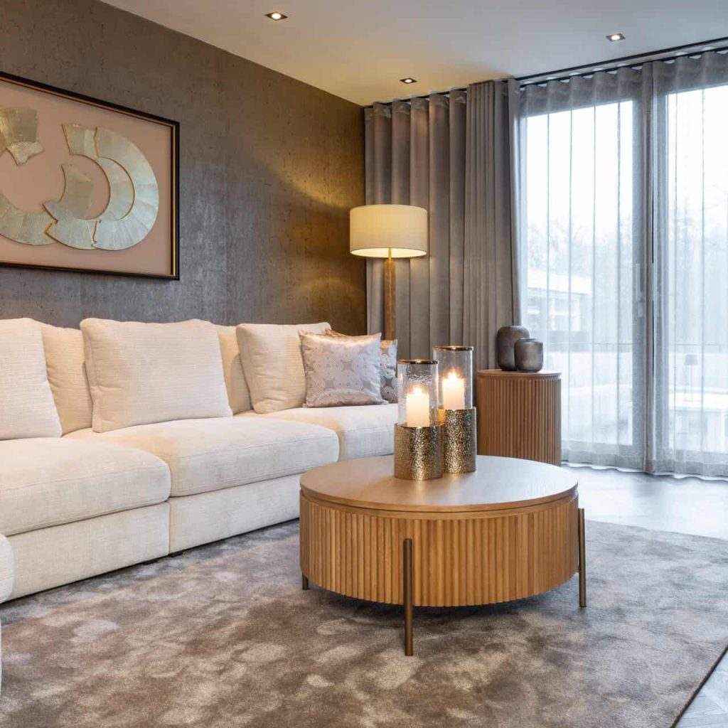 - Bijzettafel Belfort natural oak 50Ø