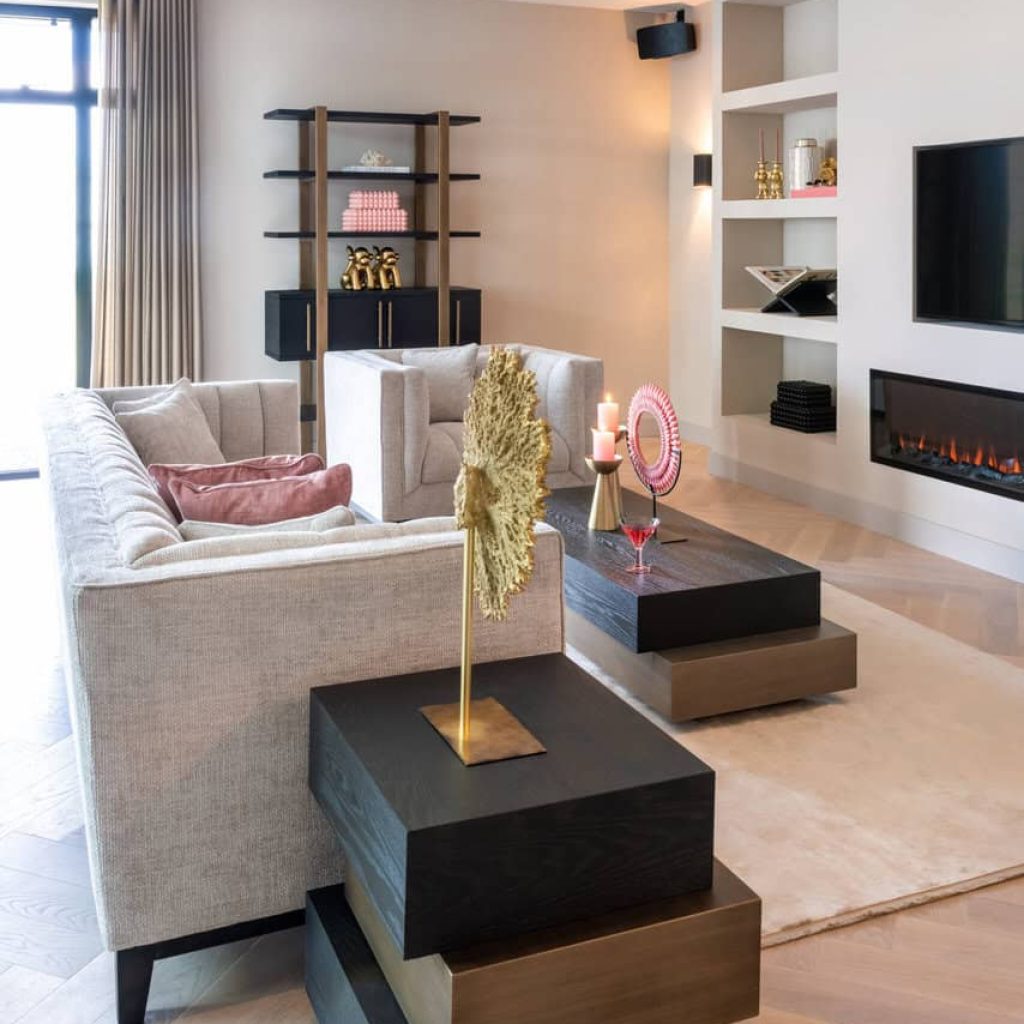 - Bijzettafel Cambon dark coffee