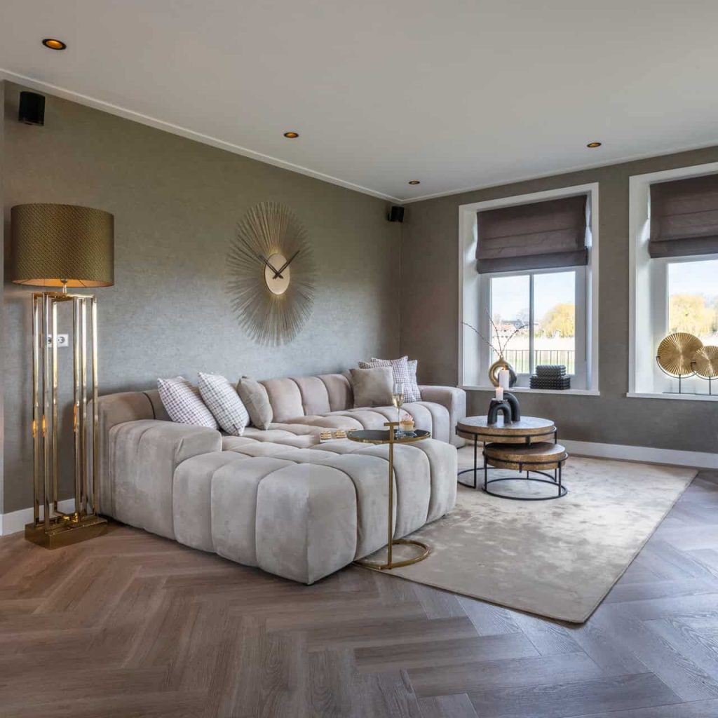 - Salontafel Luton black/gold (Set of 3)