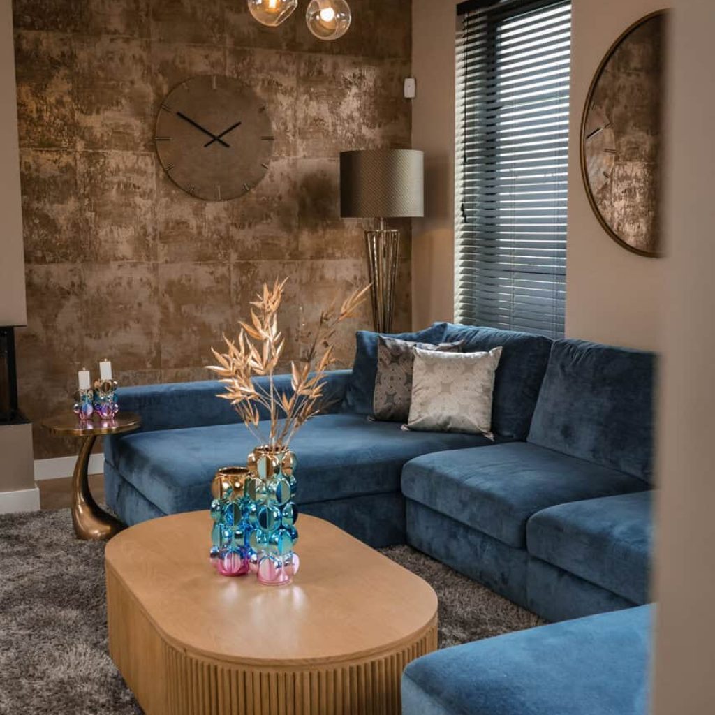 - Bijzettafel Dolphin gold